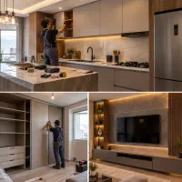 طراحی و اجرای تخصصی کابینت و دکوراسیون MDF