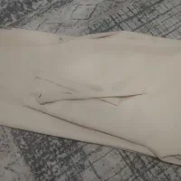 شلوار بگ ریزشی  کرم
