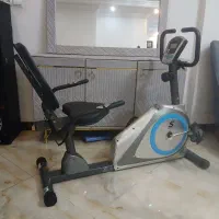 دوچرخه ثابت مبله  ورزشی فیزیوتراپی درحد اکبند
