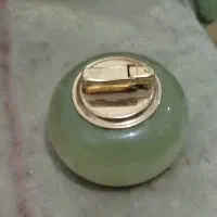 سنگ نفیس‌ موزه ایی یشم اصل. سینی عتیقه