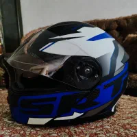 کلاه کاسکت راپیدو فک متحرک srt آبی نو