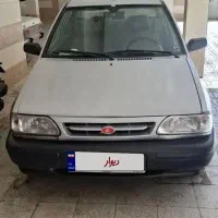 پراید صبا مدل ۸۹ دوگانه شرکتی نقره ای متالیک