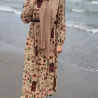 لباس مانتو ساحلی مجلسی پیراهن بارداری خامه دوزی