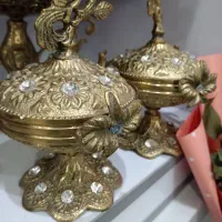 قندان و شیرینی خوری برنج برنز