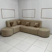 مبل ال لوبیایی پازلی مبل L