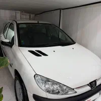 پژو 206 مدل ۸۸ سفید بکر خانگی