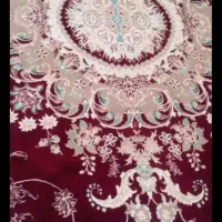 فرش سه در چهار زرشکی سالم بدون پارگی و سوختگی