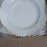 دودست بشقاب غداخوری چینی نو