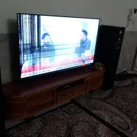 تلوزیون ۵۵ برد سالم پنل شکسته دو کنترل