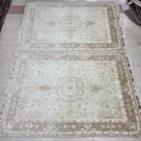 قالیچه جفت چله ابریشم تبریز