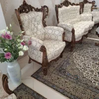 مبلمان استیل با میز ناهارخوری