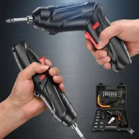 ست ۴۷ تکه دریل شارژی ForgeMax/همه‌چیزو سوراخ کن