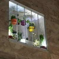 محافظ تراس جام بالکنی شیشه تاشو کشوی پنجره ریلی