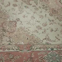 دو قطعه فرش ۱۲ متری زمینه کرم