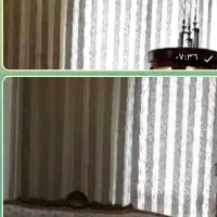 25متر پرده حریر با طرح ورساچه