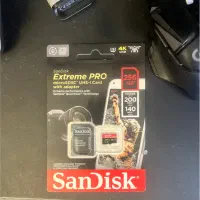 کارت حافظه sandisk 256 اکستریم پرو و usb 256