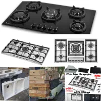 اجاق رومیزی شیشه ای گاز G14s هود و سینک مناسب