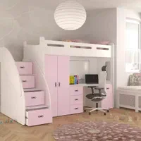 مجموعه تخت یکنفره دوطبقه پرفرووش/چکی و اقساط