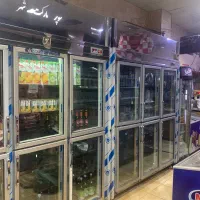 یخچال شش درب و تمامی لوازم سوپر مارکت