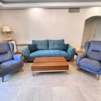 مبلمان راحتی برند کمجا چوب پارچه خارجی