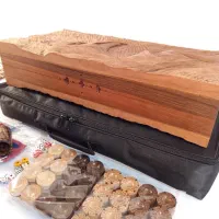 تخته نرد ریشه سنگین چوب گردو تمام دست 50 سانتی