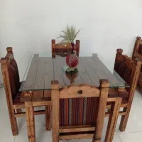 میز نهار خوری روستیک