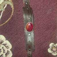 دستبند عقیق چرم
