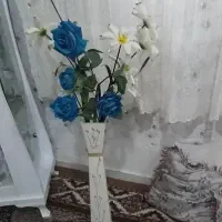 گل با گلدان