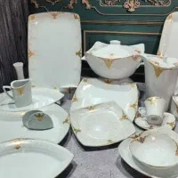 چینی ۱۸ نفره پک کامل جدید آکبند نو