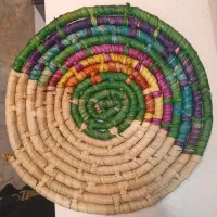 سبد دست بافت (زیر قابلمه ای)