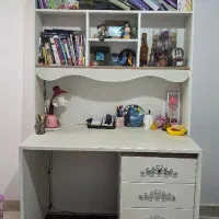 میز تحریر کتابخانه دار چوب MDF