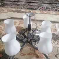 2 عددلوستر 5 شاخه و تک شاخه