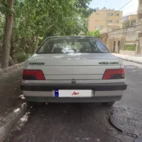 پژو 405 مدل 89 رنگ نقره ای شاسی پلمپ
