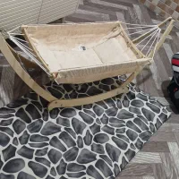 فروش یک عددگهواره یاهمان ننو و یک  کریر نوزاد نو
