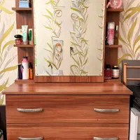 دراور 4 کشویی با آینه و تخت یک نفره