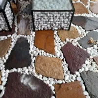 کیوبیک، سنگ لاشه ای ،قلوه رنگی ،ورقه ای پسکوهک