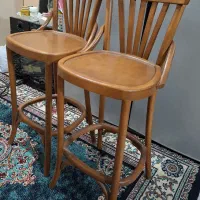 ۲ صندلی چوبی اُپن
