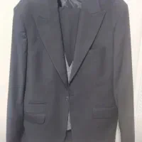 کت شلوار مشکی اسپرت سایز ۵۴ در حد نو