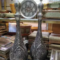 بشقاب مس قلم زنی دیوارکوب درسایزمختلف(تک وعمده)