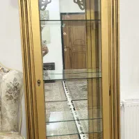 بوفه چوبی طلایی