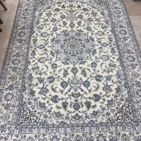 فرش دستبافت ۶ متری  نایین کاشان در حد نو