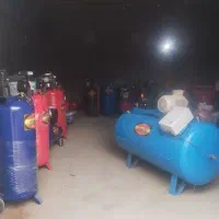 پمپ باد 50و80و150و250و350و500و1000لیتری و چاه کنی