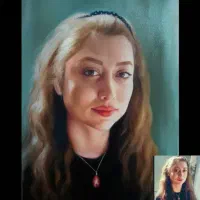 هدیه خاص تولد نقاشی چهره طراحی چهره سیاهقلم