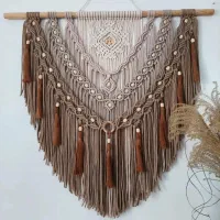 دیوارکوب مکرومه خاص مناسب  پذیرایی ،اتاق خواب