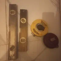 متر پارچه ای قدیمی ،تراز دستی