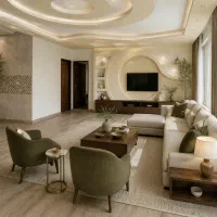 ویلای دلباز دهکده، باغ پردیس