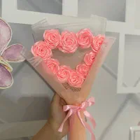 گل رز روبانی و افتابگردون فقط شاخه ایی ۲۸ تومن