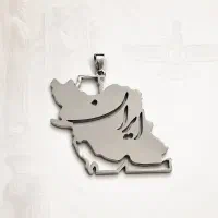 پلاک استیل طرح نقشه ایران