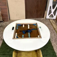 میز بازی با چوب و و رزین