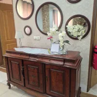 کنسول و میز تی وی تمام چوب